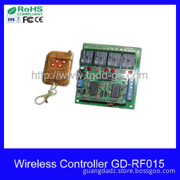 RF 4 Channel Transmitter and Receiver, 4 Relay Remote Controller